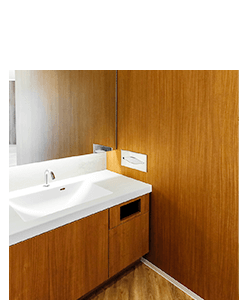 おむつ交換台付きお手洗い